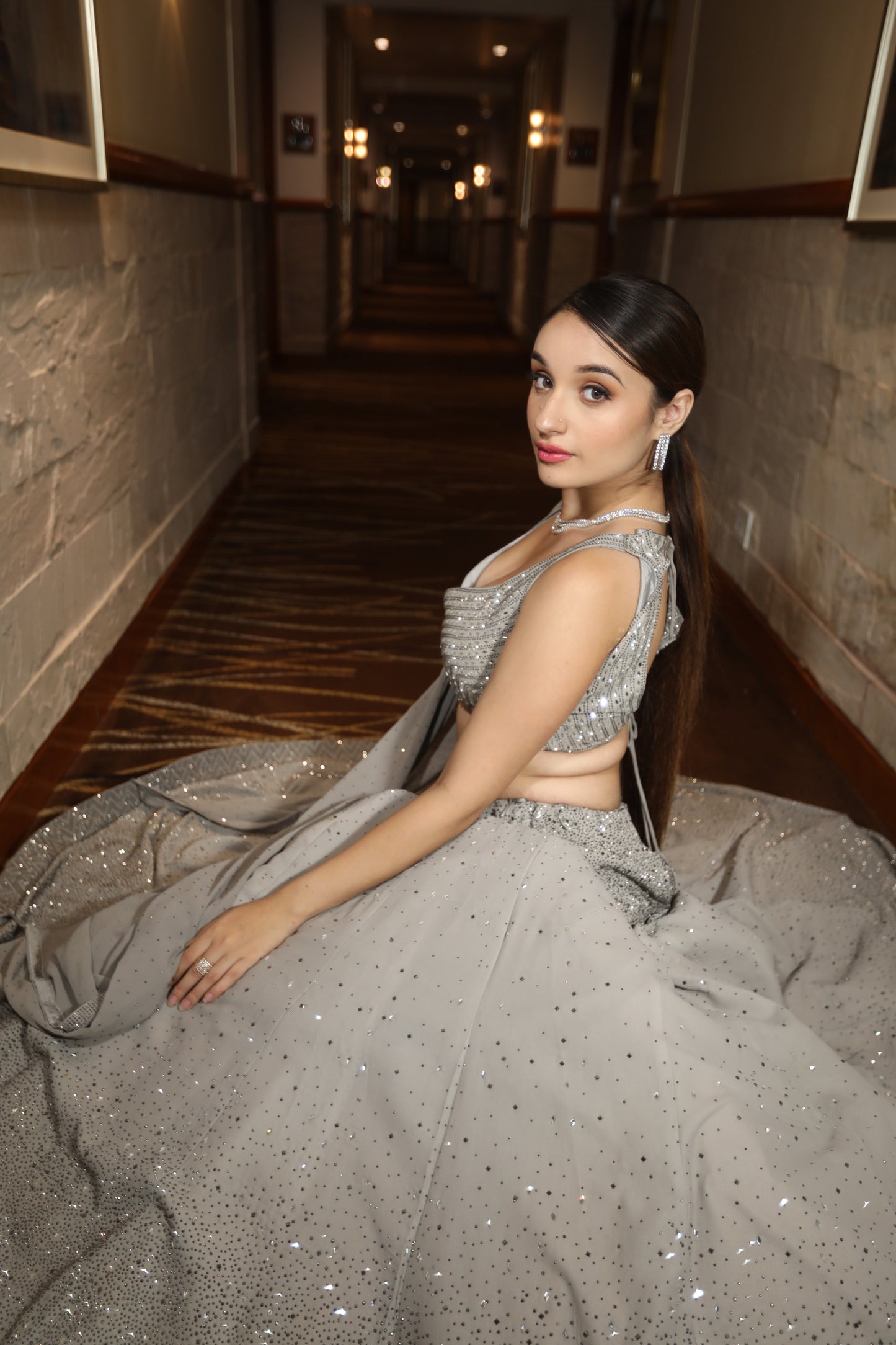 Graceful Grey Lehenga: Understated Sophistication - Katyals