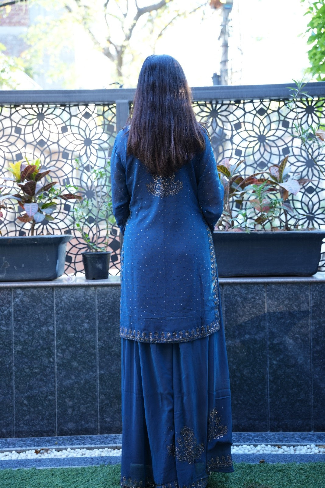 Floral Embroidered Dress | Women's Stylish Suit | Katyals