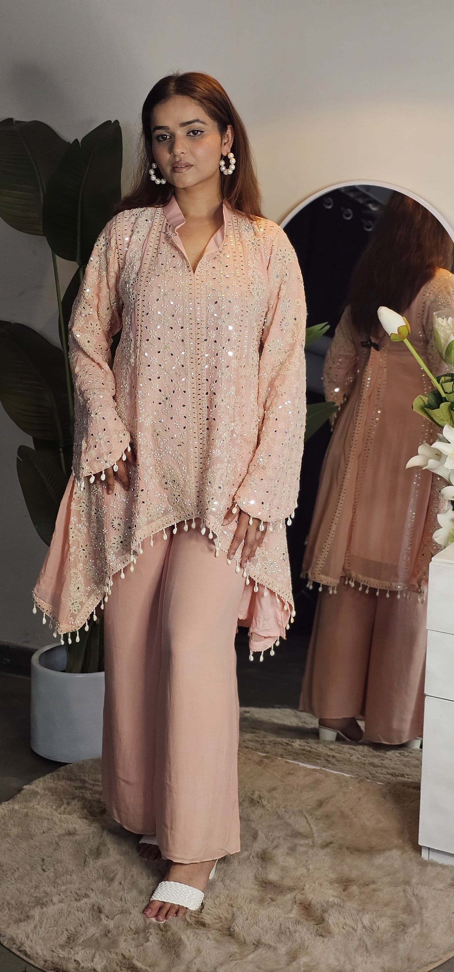 Party Wear Dress | Frock Plazo Suit | Katyals
