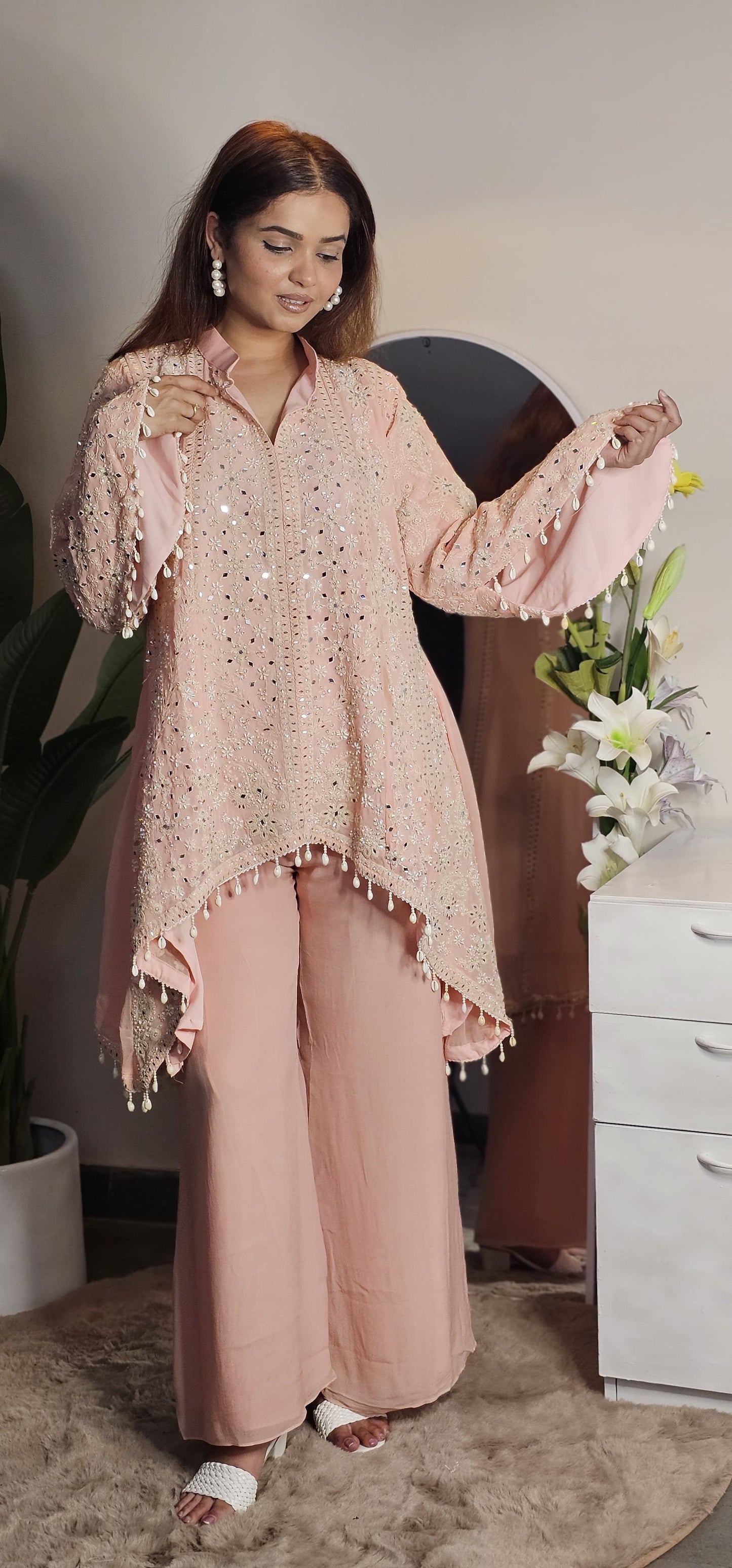Party Wear Dress | Frock Plazo Suit | Katyals