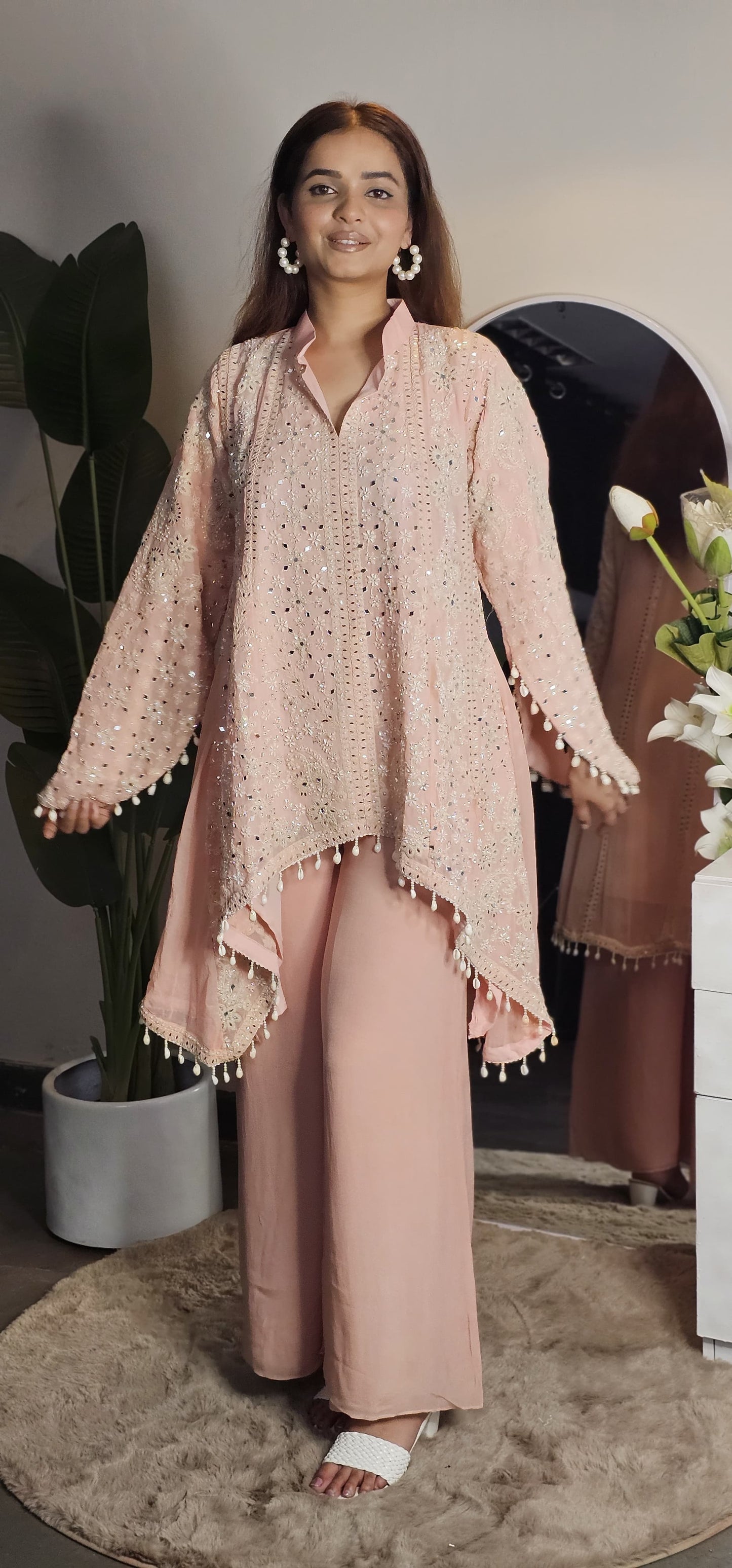 Party Wear Dress | Frock Plazo Suit | Katyals