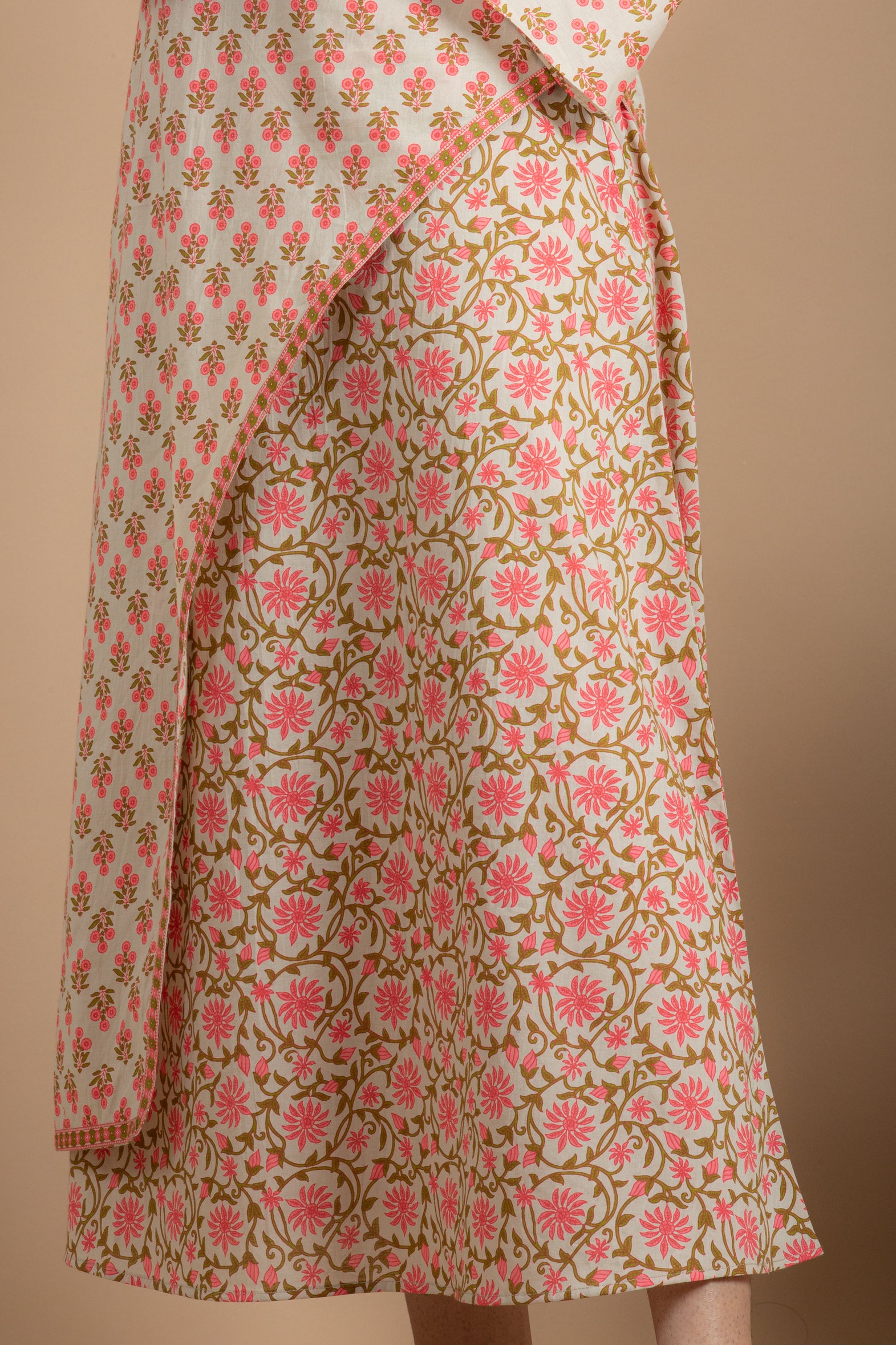Elegant Block Print Anarkali Kurta - Katyals