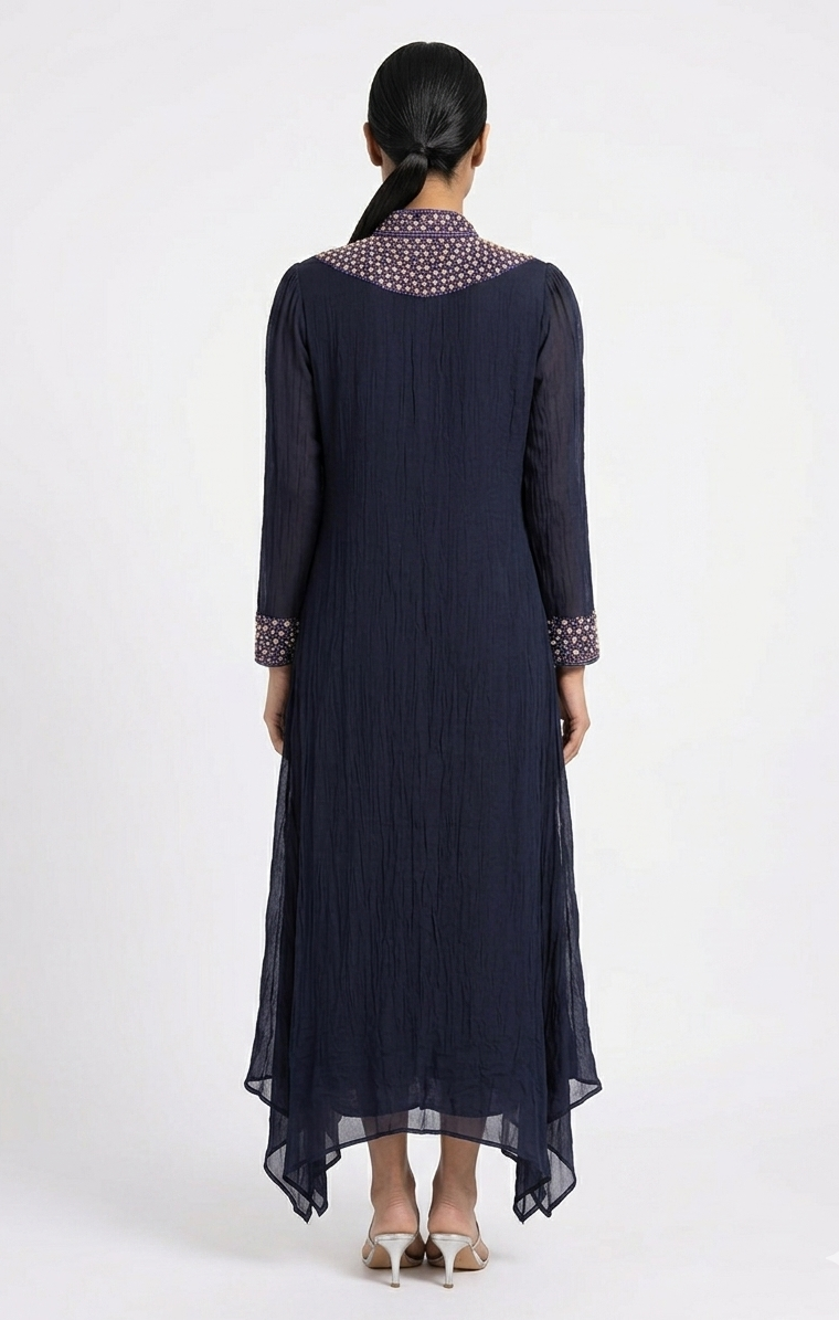 Midnight Rhythmic Flow Tunic