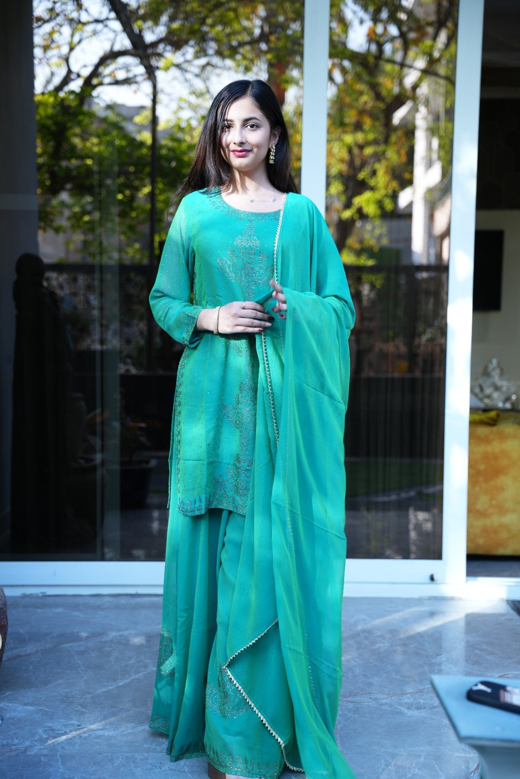 Sharara Suit with Dupatta | Suit with Dupatta | Katyals