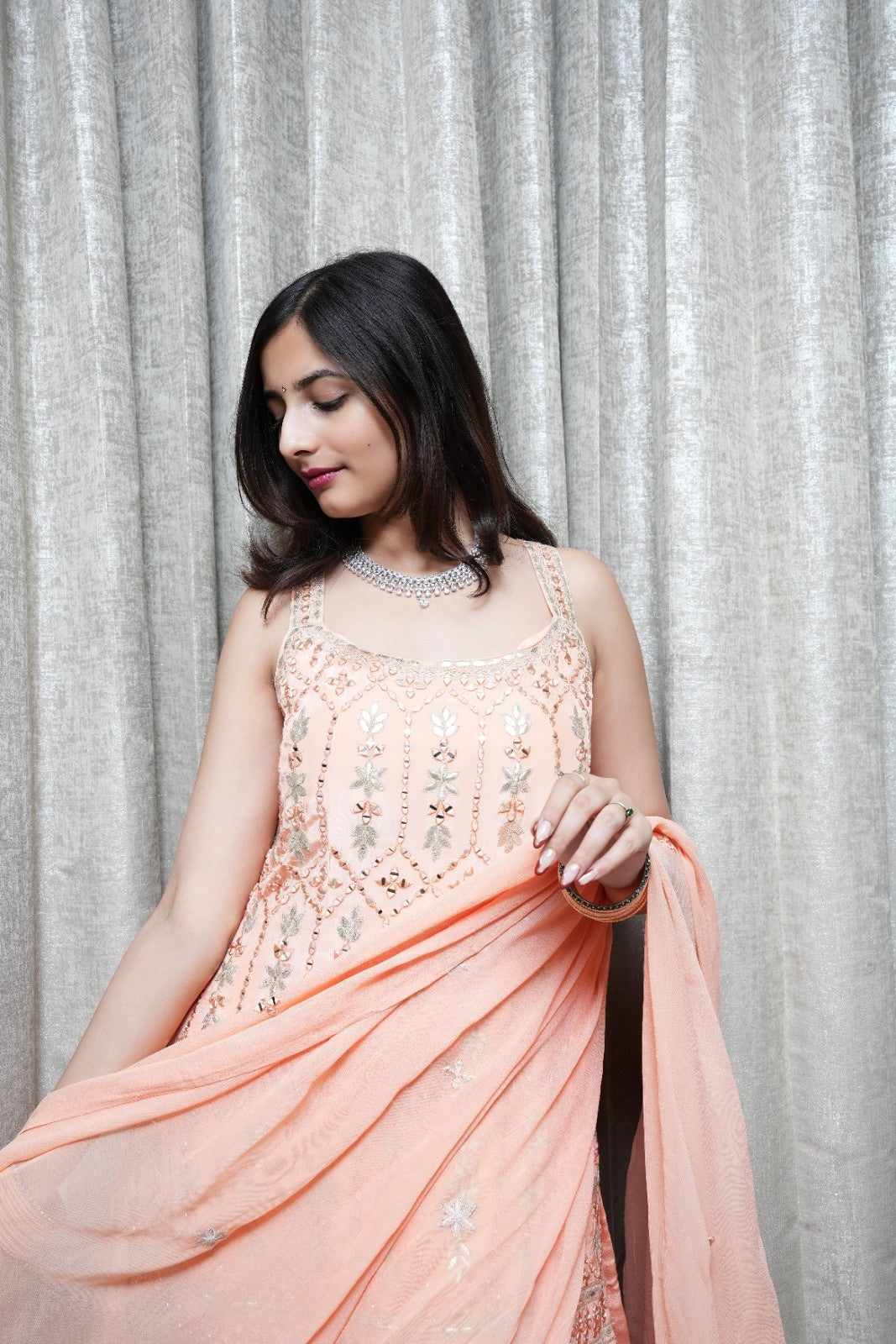 Kurta Palazzo Set | Women's Kurta Set | Pink Kurta Set | Katyals