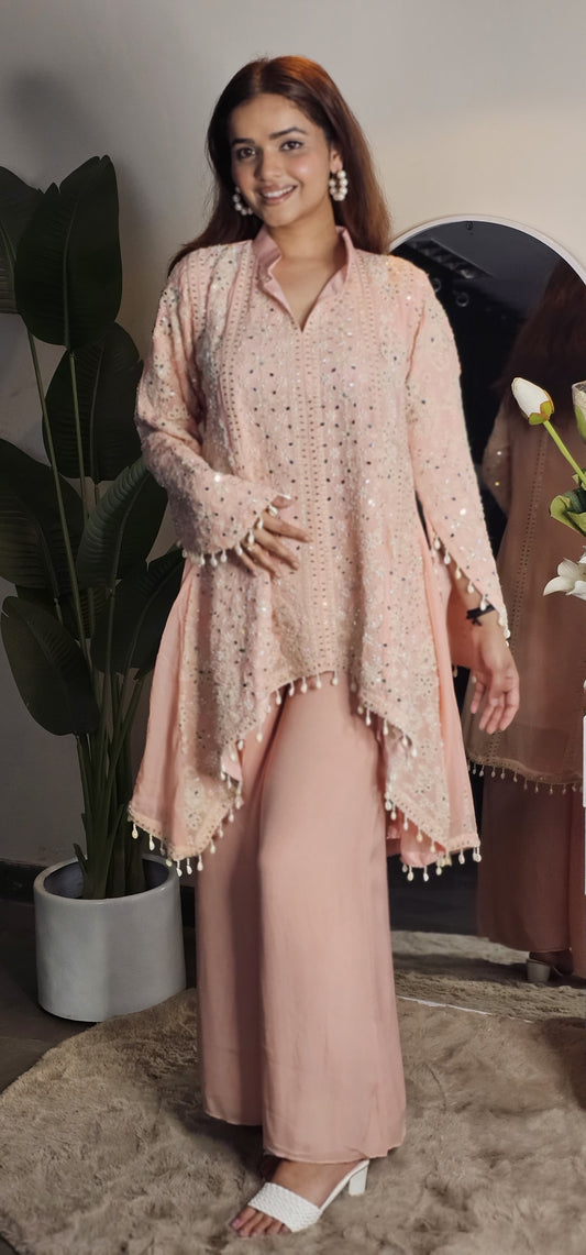 Party Wear Dress | Frock Plazo Suit | Katyals